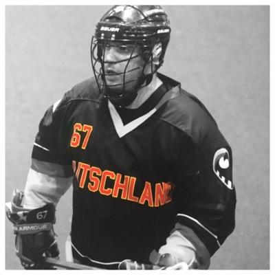 I play lacrosse, hockey. Member of Deutschland Adler Lacrosse Club