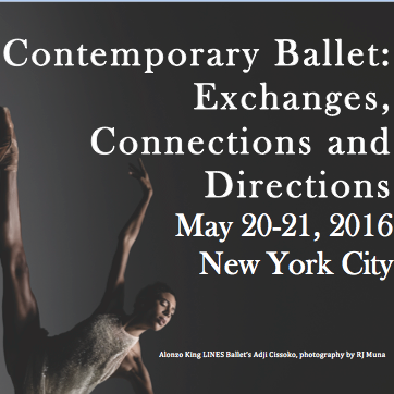 ballet2016's profile picture. brings together a variety of voices on ballet including scholars, dancers, historians, critics, choreographers and teachers. NYC 2016