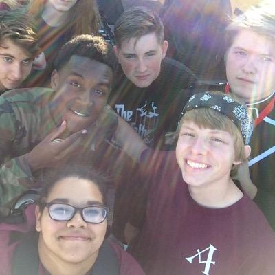 strong, independent, female tuba player & glorious, powerful, male trombone player (class of 2016)