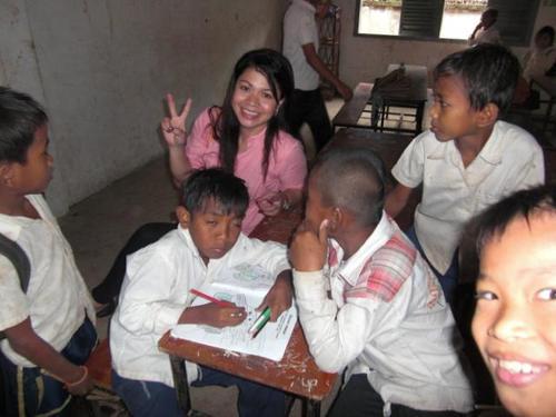 I'm part of KHJ Group a non-profit organization, our organization's mission is to help and build Schools for Cambodian childrens