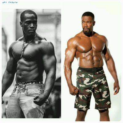 Kellon_hulkmode's profile picture. Display photo of me on the Left and Michael JaiWhite on the right.  Great actor and physical physique.