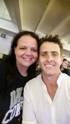 Maya's Momma first and always! @nkotb and @joeymcintyre my release on the daily grind!