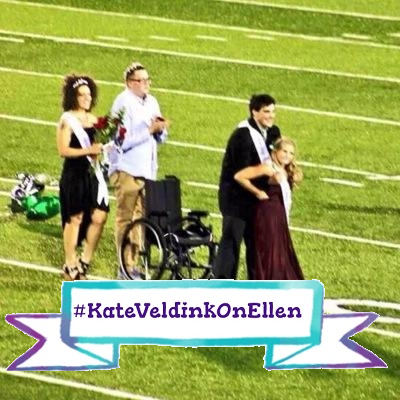 Let's get Kate Veldink on The Ellen Show to raise awareness for ATCP! If anyone deserves it, it's her! She's an inspiration to everyone around her