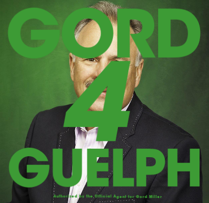 GPC candidate for riding of Guelph || gord4guelph@gmail.com