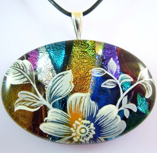 wholesale genuine hand made dichroic glass bespoke pendants and jewellery ,bespoke by nature