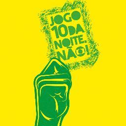 Twitter do coletivo Futebol, Mídia e Democracia e da campanha #Jogo10daNoiteNão.