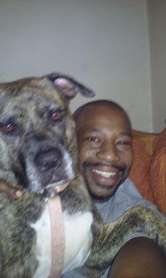 Love to laugh!! Hard working guy and play even harder!!!  And daddy to Ms. Sheba The Diva Williams! She is a American Colby Pit Bull. 7 yr old brindle.