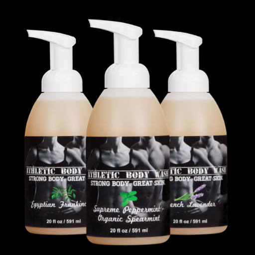 Athletic Body Wash is an all natural and organic body wash. We use only the very best essential oils and ingredients.