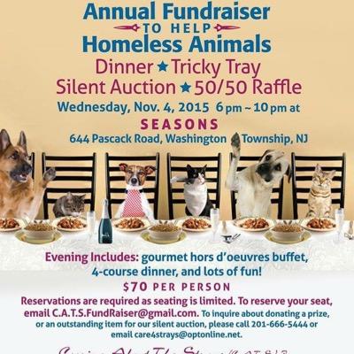 Caring About The Strays or C.A.T.S has worked to find “forever homes” for abandoned, unwanted, neglected, or abused companion animals in the Pascack Valley area