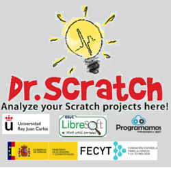Dr. Scratch is an analytical tool that evaluates your Scratch projects in a variety of computational areas to help you improve your programming skills