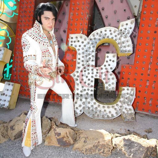 The best Las Vegas Elvis impersonators for hire. Available for events, parties, weddings, and celebrations in Las Vegas. Call 702-896-0100.