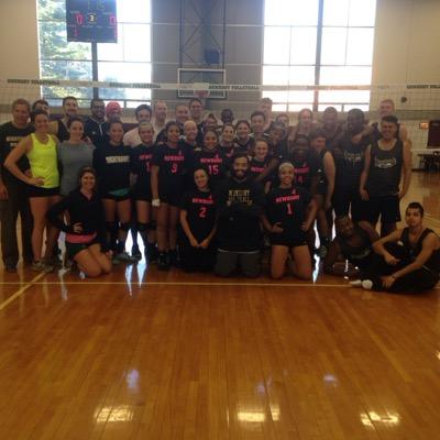 The official Twitter account for both the men and women's Newbury College volleyball team