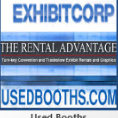 Since 1990, Used Booths and Exhibitcorp provide premier trade show services. Speak with an expert today at 1-800-728-3404