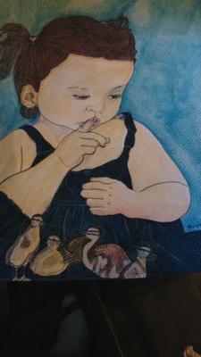 Artiste Peintre depuis toujours. Utilise techniques mixtes encre de chine laque et gomme et aquarelle. Figurative, naïve. je veux apporter rêve, poésie.