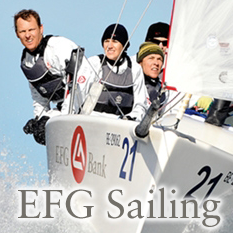 EFG SailingTeam is a group of Swiss sailors, sponsored by @EFGInt, which competes in the EFG @MothEuroCup and European match races.