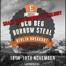 Shauna de Courcey & Labhaoise Dunbar taking part in DCU BBS for the Irish Cancer Society!