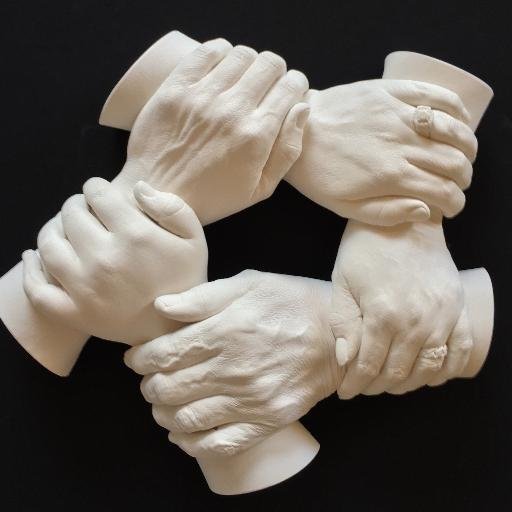 Studio in Lauderdale by the Sea, FL. We create museum quality sculptures of YOUR hands! Custom body/hand sculptures of YOUR Family's hands! 954-789-5001