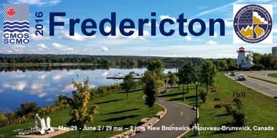 2016CMOSCGU's profile picture. Welcome to the Canadian Meteorological and Oceanographic Society’s 50th Congress and Canadian Geophysical Union meeting. Fredericton May 29 - 2 June 2016.
