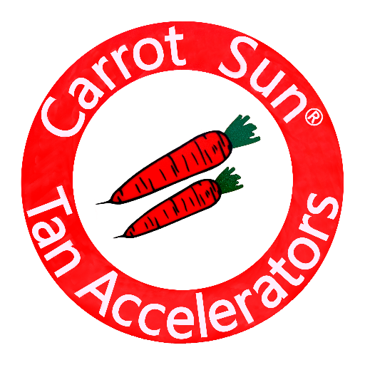 Carrot Sun: tan accelerators with carrot oil, henna, & l-tyrosine for an amazing golden & long-lasting tan. Use on sunbeds or in the sun.  
WORLDWIDE SHIPPING!