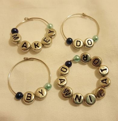 ByDawnicator's profile picture. Inspired by a holiday with 18 people to the South of France, I made personalised wine glass charms so we never got our drinks mixed up! And a keepsake too!