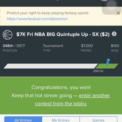 Making you lineups and winning you money