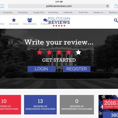 https://t.co/sa7XMcz2R7 Will host reviews that the American people post about politicians and political candidates. you have freedom of speech.