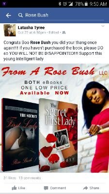 Author of The Secret First Lady and The Naked Truth.
Instagram:ROSEBUSH25
https://t.co/GiNBCBt1OQ…