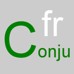 Conju フランス語動詞活用表検索 Conju Fr Twitter