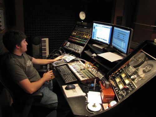 Small recording facility owned and operated by Jim Schultz.