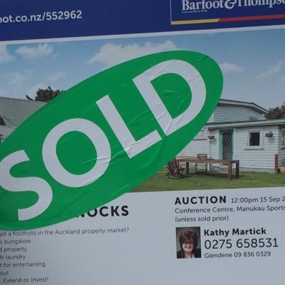 Want first class Real Estate service? Call Kathy Martick. 0275658531