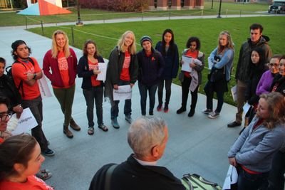 Students, faculty, staff, and alumni fighting for Williams College to divest its endowment from fossil fuels.