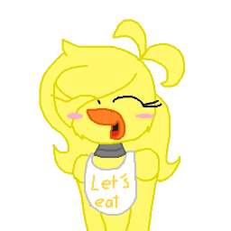 Hey Im Chica! My Other Account: @RingRunner123 Im Sorta Lonely...I Love Pizza!!!