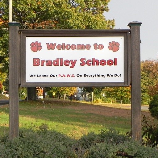 At Bradley School, we leave our P.A.W.S. on everything we do. We Persevere, Act Responsibly, Work and Play Safely, and Show Respect.