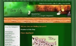 geckogullyold's profile picture. Long-established Australian site selling stuff for quilters.