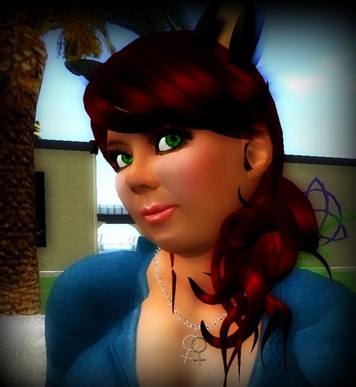 Plus-size married lesbian mom.
Pronouns: She/Her
Adjectives: Noisy/Chaotic