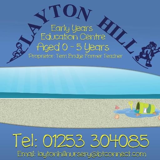 laytonhilleyec's profile picture. Layton Hill Early Years Education Centre was opened in 1991 by Terri Bridge, a local primary school teacher. We cater for children from birth to 5 years of age.