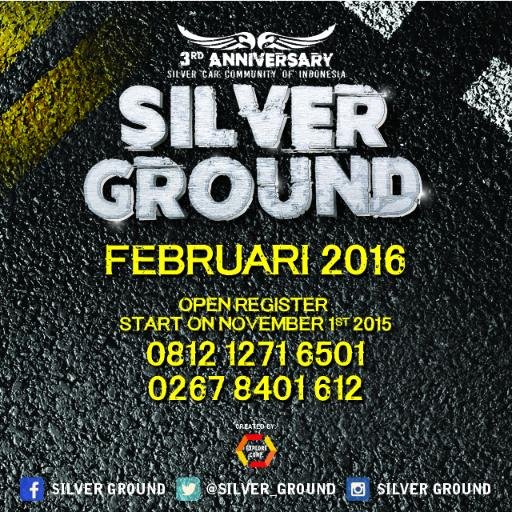 Silverground adalah sebuah event Autofest terbesar di Indoneksia dalam rangkan 3rd Anniversary Silver Car Communnity of Indonesia.