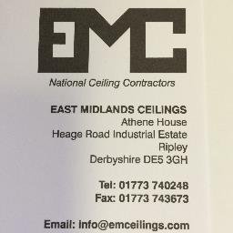 National Suspended ceiling and partition contractor based in the East Midlands