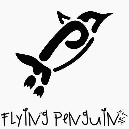 Flying Penguin Art