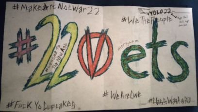I am an artist and a veteran. I am trying to make the world a better place while making a statement to the world. #weareone