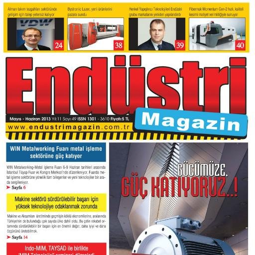 endustrimgzn's profile picture. Endüstri Magazin AjansMik Sektörel Grubu tarafından endüstri sektöründeki gelişmeleri sektörle payşlamak amacı ile yayınlanmaktadır. https://t.co/Rg0y27ao04