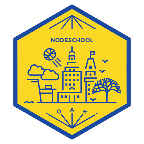 The Oakland chapter of NodeSchool. Come learn JavaScript with a community of peers and mentors!