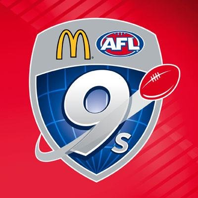 The National Twitter account for McDonald's AFL 9s, the AFL's official social, non-contact version of the game.