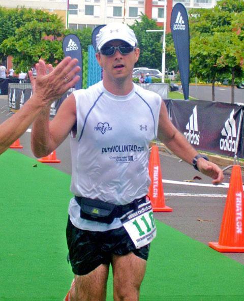 3:38 marathon, 160Km (sub 24hr) ultramarathon, IM 11:50. Still workin´on the dad thing