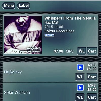 if you are a true house head 
I MEAN TRUE HOUSE HEAD...
please take a moment and check out my first
 first house EP WHISPERS FROM THE NEBULA