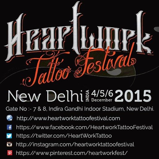 This 4-6 December India will witness a Tattoo cult bringing a new kind of celebration to the free spirited Nation with Heartwork Tattoo Festival