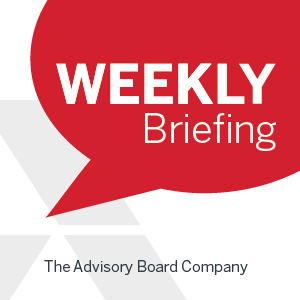 weekly_briefing's profile picture. The Advisory Board's weekly podcast on all things health care, featuring @ddiamond, @rivkafriedman and @roblazerow.