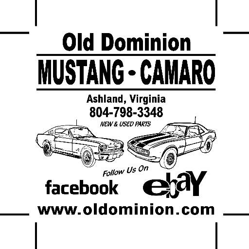 We sell parts for classic cars such as Mustang, Camaro, Firebird, Chevelle, Nova etc..We are located in Ashland VA 804-798-3348