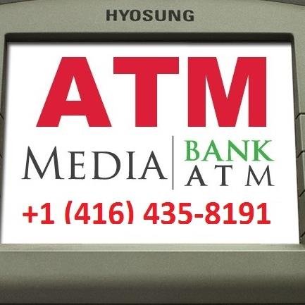 Media Bank ATM is a full service ATM company and now POS +1 (416) 435-8191