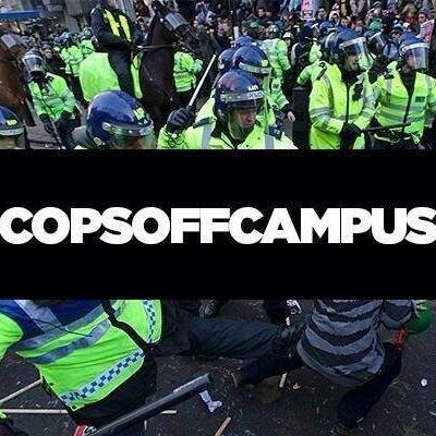 Following the hashtag #copsoffcampus